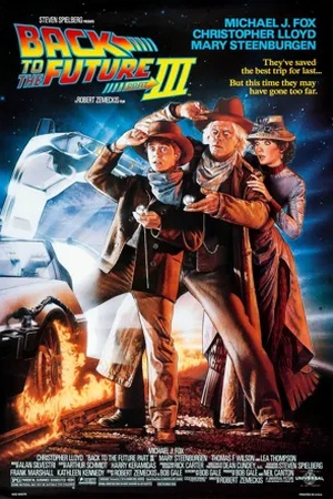 Poster Retour vers le futur 3 1990