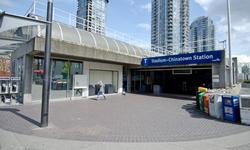 Real image from Stadium-Chinatown Skytrain Station