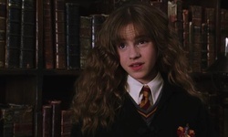 Movie image from Hogwarts (library)