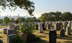 Movie image from Calvary Cemetery
