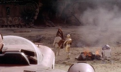 Movie image from Destroyed Sandcrawler