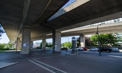 Real image from Under Cambie Street Bridge Ramp