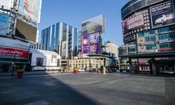 Real image from Yonge-Dundas Square