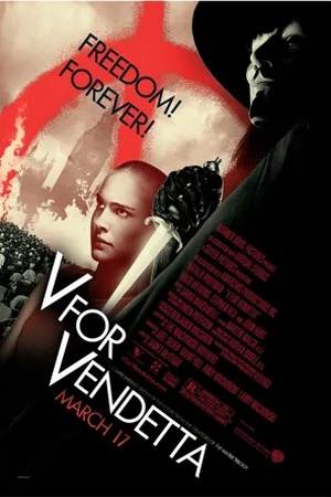 Poster V pour vendetta 2005