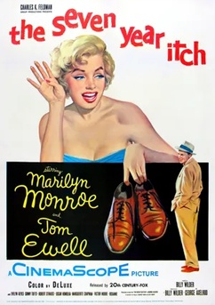 Poster Зуд седьмого года 1955