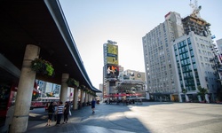 Real image from Yonge-Dundas Square