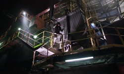 Movie image from Potash Silo  (Vancouver Wharves)