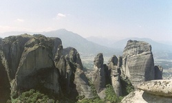 Real image from Meteora Rock Formations