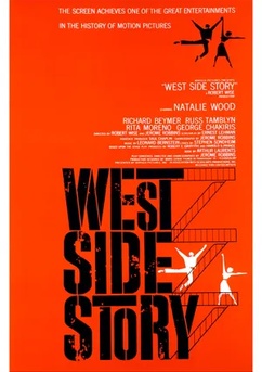 Poster Вестсайдская история 1961