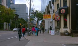 Movie image from College Street (between Henry & McCaul)