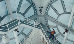 Movie image from Budapest Train Station (clock tower)