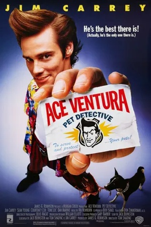 Poster Ace Ventura, détective chiens et chats 1994