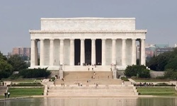 Real image from Lincoln Memorial