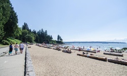 Real image from Third Beach  (Stanley Park)