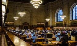 Real image from Bibliothèque publique de New York