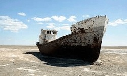 Real image from Ship in the desert
