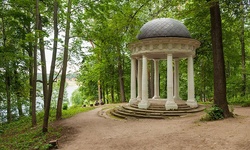 Real image from The rotunda at the Larin estate
