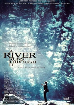Poster Et au milieu coule une rivière 1992