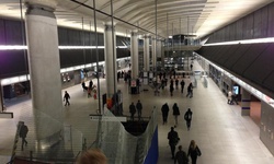 Real image from Canary Wharf Underground Station