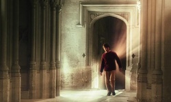 Movie image from Hogwarts (main stairs)