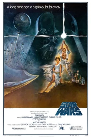  Poster La guerra de las galaxias 1977