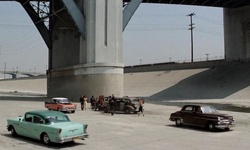 Movie image from Thunder Road (starting line)