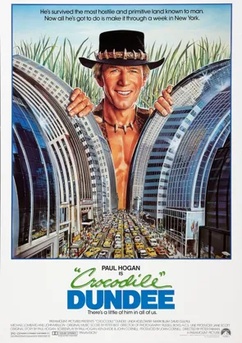 Poster Crocodilo Dundee 1986