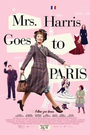 Poster Миссис Харрис едет в Париж 2022