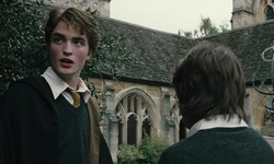 Movie image from Hogwarts (big quad)