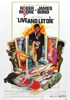 Poster Com 007 Viva e Deixe Morrer 1973