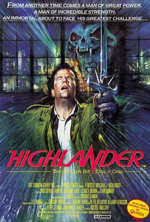 Poster Highlander 1986