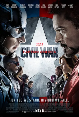 Poster Captain America: Civil War 2016