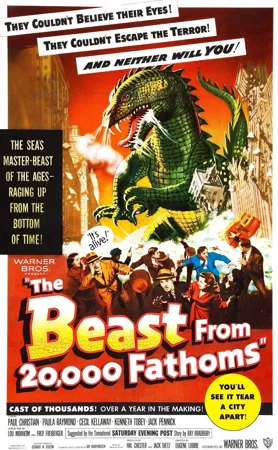 Poster The Beast from 20,000 Fathoms 1953