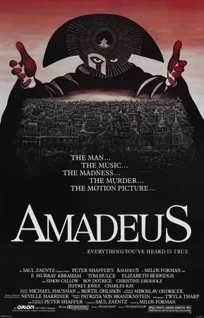 Poster Amadeus 1984