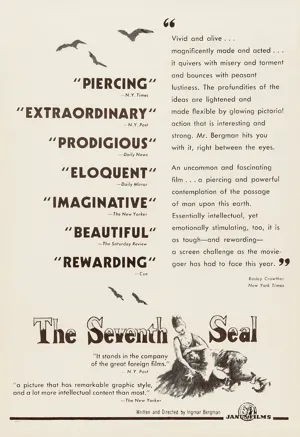 Poster The Seventh Seal 1957