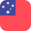 Flag Samoa